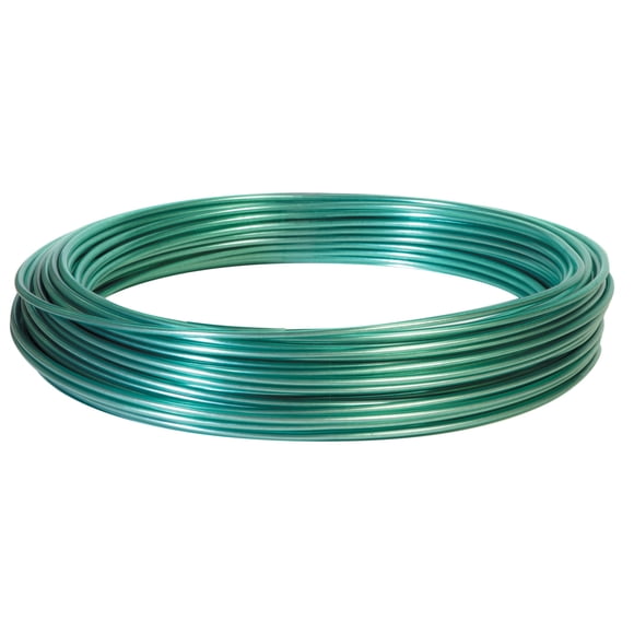 Wire Hillman 122100, chaqueta de vinilo verde, calibre 14, 30 m