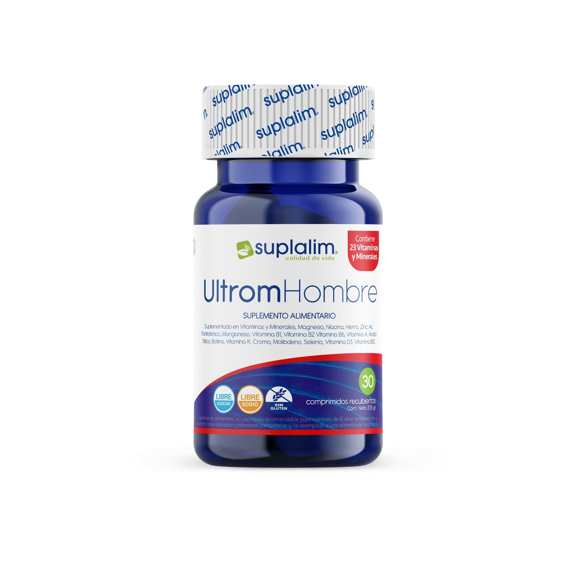 Ultrom Hombre – Multivitamínico Con 23 Vitaminas Y Minerales 30 Comprimidos - Suplalim