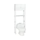 thumbnail image 1 of Estante org para baño con puertas blanco, 1 of 3