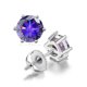 thumbnail image 1 of Aretes de Moissanita 2cttw para Mujer Hombres Color D Claridad VVS1 Aretes de Diamante Studs Aretes de Plata Esterlina S925 Aretes de Moissanita con Certificado, 1 of 9