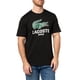 thumbnail image 2 of Camiseta Lacoste negra estampada de algodón para hombre, talla XXL, 2 of 2