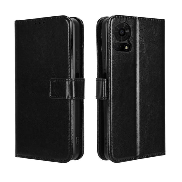 Funda tipo libro para TCL 50 LE, cartera todo‑en‑uno, funda multifuncional con tarjetero y correa de muñeca desmontable