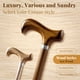 thumbnail image 2 of Bastón Merry Sticks, ligero y plegable, de madera de Sen, 2 of 5