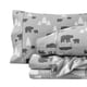 thumbnail image 1 of Juego de sábanas Bare Home de franela, 100% algodón, doble con funda de almohada, 1 of 8