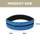 thumbnail image 2 of Riñonera deportiva elástica, riñonera con bolsillo con doble cremallera, riñonera impermeable para correr, 2 of 5