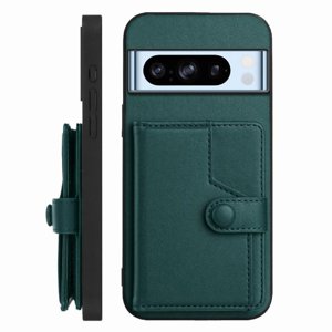 Foxdock Funda Para Google Pixel 8 Pro Con Bloqueo Rfid - Diseño Elegante Con Cierre De Botón