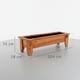 thumbnail image 3 of Jardinera Macetero De Madera Rectangular Grande, 3 of 5