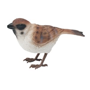 Magideal - Figura De Pájaro Realista Figuras De Animales De Pájaro Para Niños, Modelo De Pájaro Decoración De Pájaros En Miniatura Para Adornos De Decoración De Gorrión