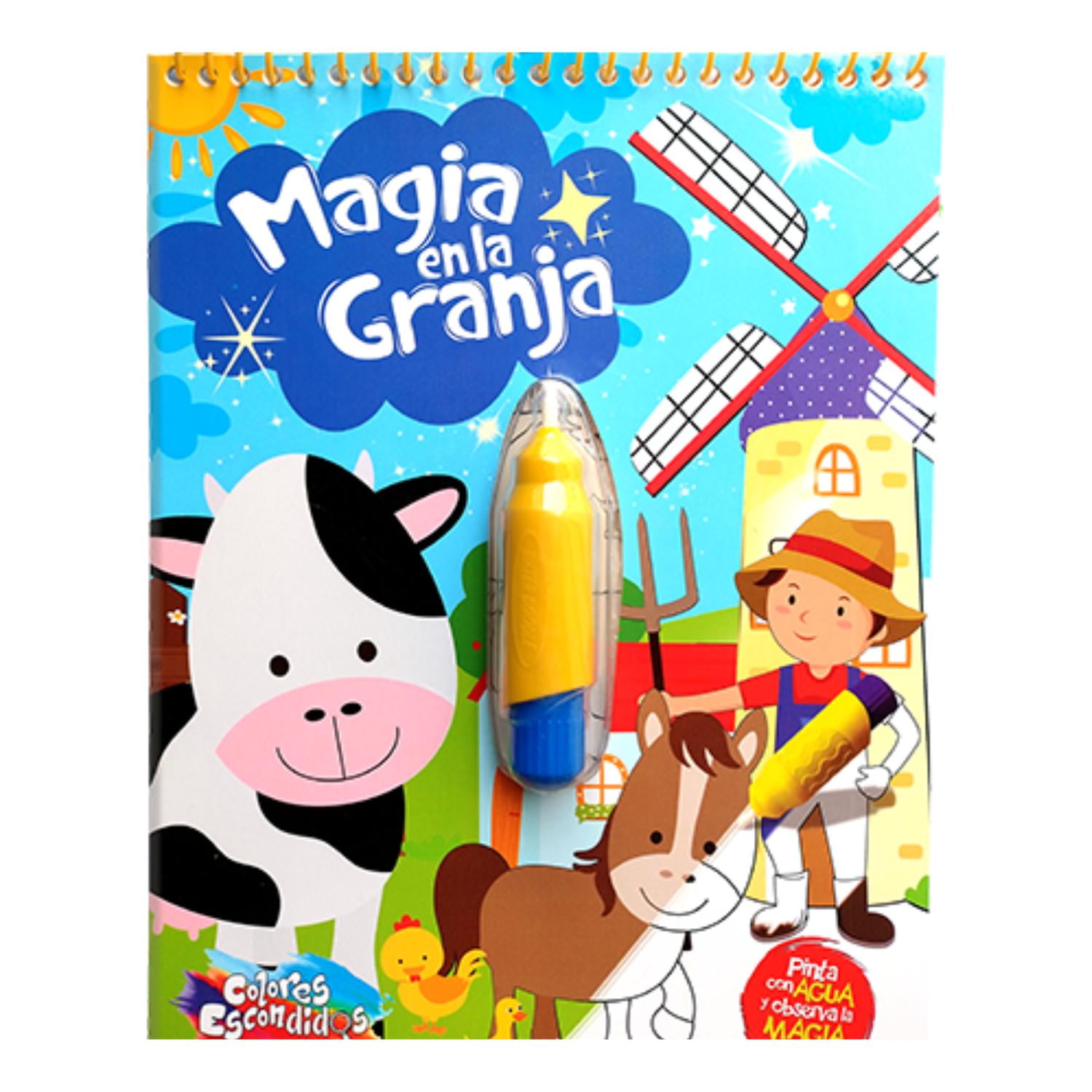 Latinbooks - Magia En La Granja - Colores Escondidos Blanco