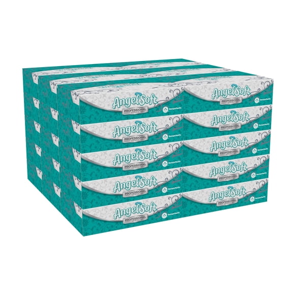 Pañuelo facial Georgia-Pacific Angel Soft de 2 capas, 30 cajas