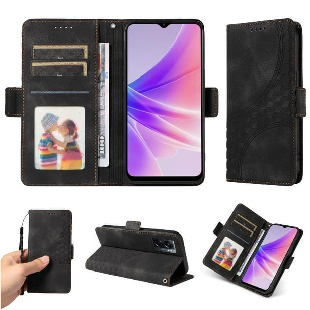 Carcasa FOXDOCK OnePlus Nord N20 SE 4G de cuero PU, diseño acolchado clásico, protección contra caídas y rayones