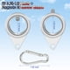 thumbnail image 3 of Aros para mástil de bandera REERON 25 cm anti‑enrollado 360° giro, 3 of 8