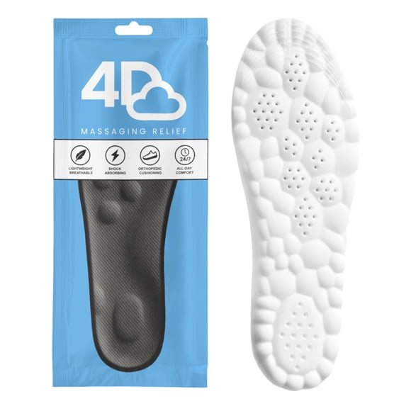 Plantillas LiteShoe 4D Cloud de espuma viscoelástica para alivio del dolor