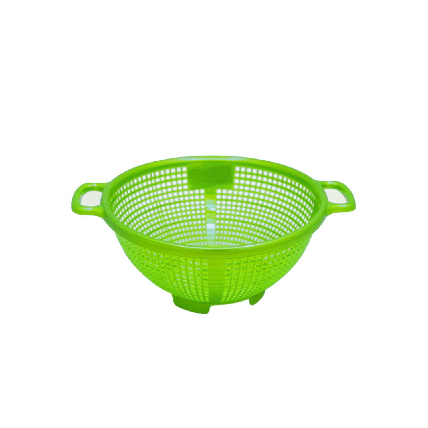 Genérico - Colador Con Asas Grande Plástico Alta Durabilidad Verde Limon