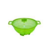 Genérico - Colador Con Asas Grande Plástico Alta Durabilidad Verde Limon