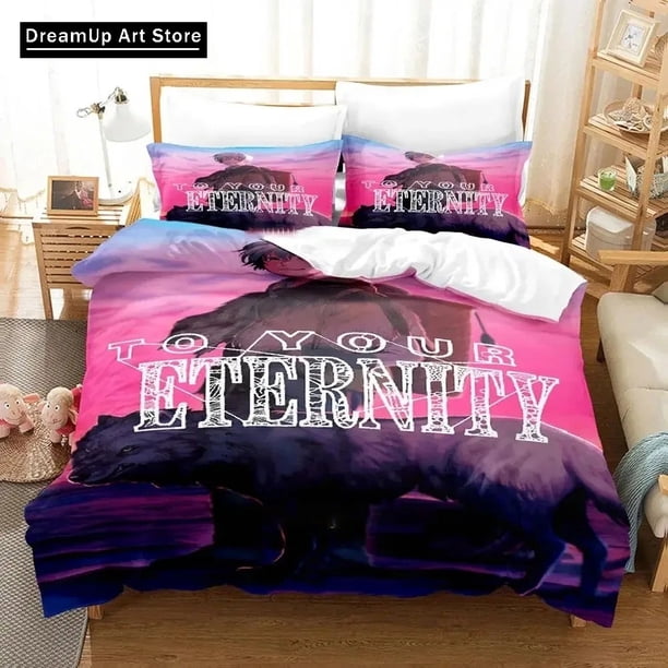 FashionTo Your Eternity Bedding Set Boys Girls Duvet Cover Pillowcase Bed Adult Bedroom