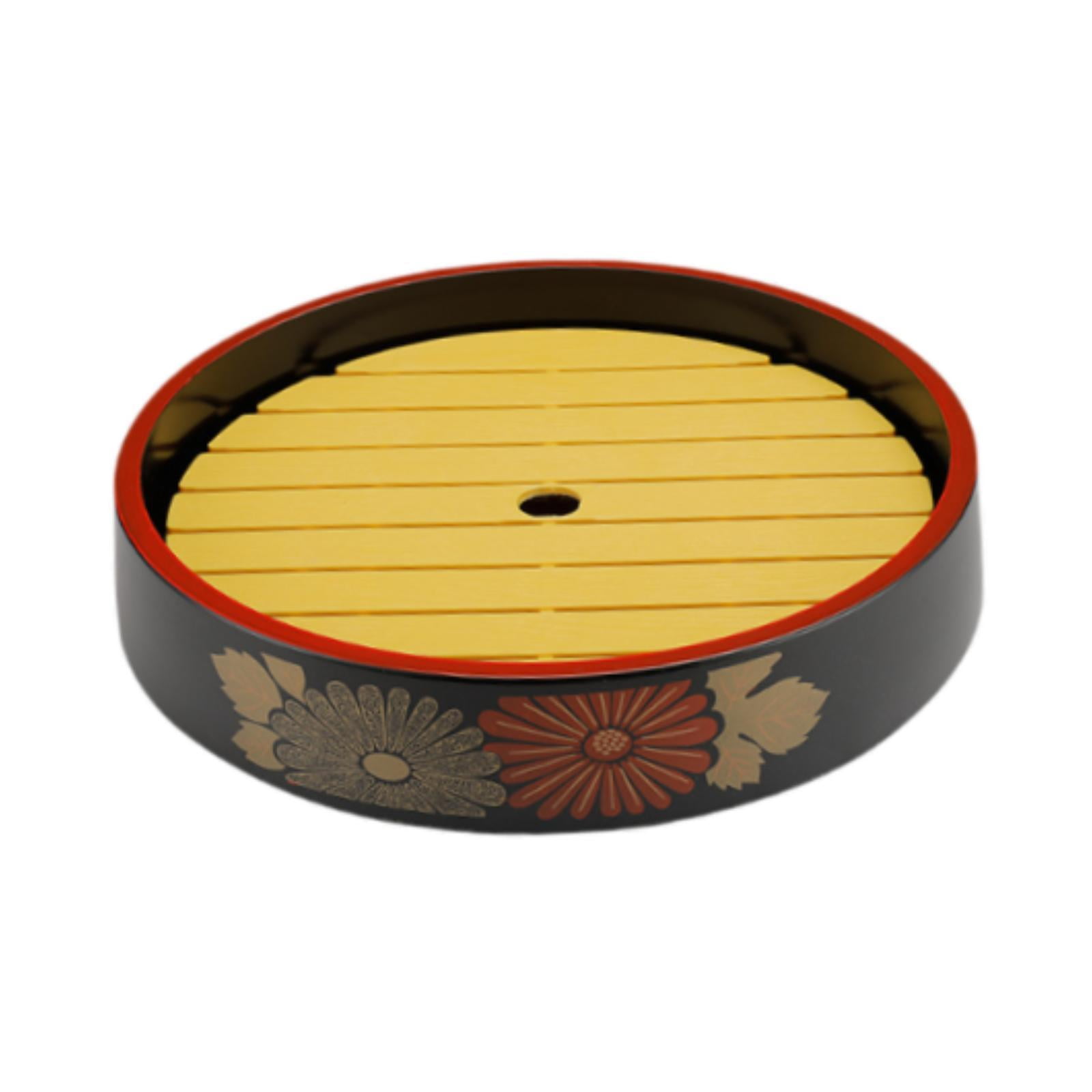 Bothyi - Bandeja De Hielo Seco Plato Para Servir Sushi Plato Para Servir Comida Para Fiestas Navideñas Hogar 33 Cm