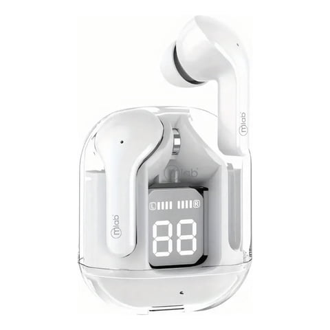 Audifono Tws Glass Crystal + Sílicon Case Black Mlab 09354