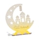 thumbnail image 2 of Lámpara De Mesa Decorativa De Madera Eid Mubarak, Artesanía árabe Eid Para Fiesta, Estilo B, 2 of 3