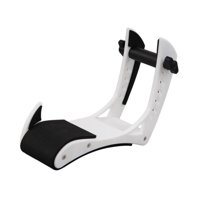 Magideal - Soporte De Guitarra Eléctrica Soporte Para El Soporte De La Pierna Ajustable Hábil De Alto Rendimiento Taburete Profesional De Guitarra Profesional Blanco