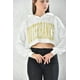 thumbnail image 1 of Poleron Crop Mujer Blanco Con Capucha Talla L, 1 of 3