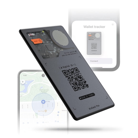 Rastreador de Billetera Rolling Square AirCard Pro Dual Bluetooth