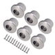 thumbnail image 1 of 6 Casquillos De Afinador De Guitarra Cromados Con Tornillos Para Afinadores De Guitarra Semicerrados Plateados, 1 of 5