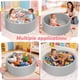thumbnail image 2 of Piscina de Pelotas SIUUHOVS 90 cm x 30 cm Lunar Ash Gray, 2 of 5
