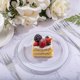thumbnail image 2 of Juego de platos de postre WELLIFE de plástico plateado, 240 piezas con tenedores, 2 of 9