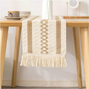 Aura Zeus - Camino De Mesa Decoracion Yute Manteles De Centro 180 X 30