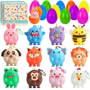 Huevos De Pascua Stuffers Dreacareft, 12 Unidades, Con Juguetes 3D