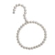thumbnail image 3 of Pa?o Con Cuentas Bufanda Corbata Toalla Percha Gancho Soporte Blanco Sin Bowknot, 3 of 3