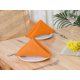 thumbnail image 5 of REGALWOVEN Paquete de 6 Servilletas de Tela de Poliéster para Cena, Servilletas de Tela para Banquete Naranja 19"x19", 5 of 5