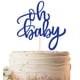 thumbnail image 1 of Cake Topper EONNCNT Brillo Azul Oh Bebé 16x21 cm, 1 of 7