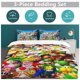 thumbnail image 5 of Mario Duvet Cover Set 3-Piece Bedding Set Soft Warm And Comfortable Soft Bed Set for Bedroom All Season Bed Sheets, 5 of 5