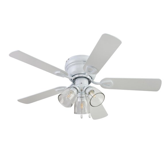 Ventilador de techo Portage Bay 107 cm blanco con 3 luces LED