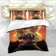thumbnail image 5 of Leyendas de Karate Kids Conjunto de sábanas temático, trío de piezas, cómodo y amigable con la piel, diseño único, regalo de decoración para el hogar para familiares, amigos y fans,173cm *218cm, 5 of 6