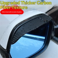 Xusx111 - Protector De Lluvia De Espejo Lateral De 2 Pares - Cubierta De Espejo Retrovisor De Fibra De Carbono - Accesorios Exteriores De Automóviles Para La Seguridad De La Conducción, Espejo Para Vi