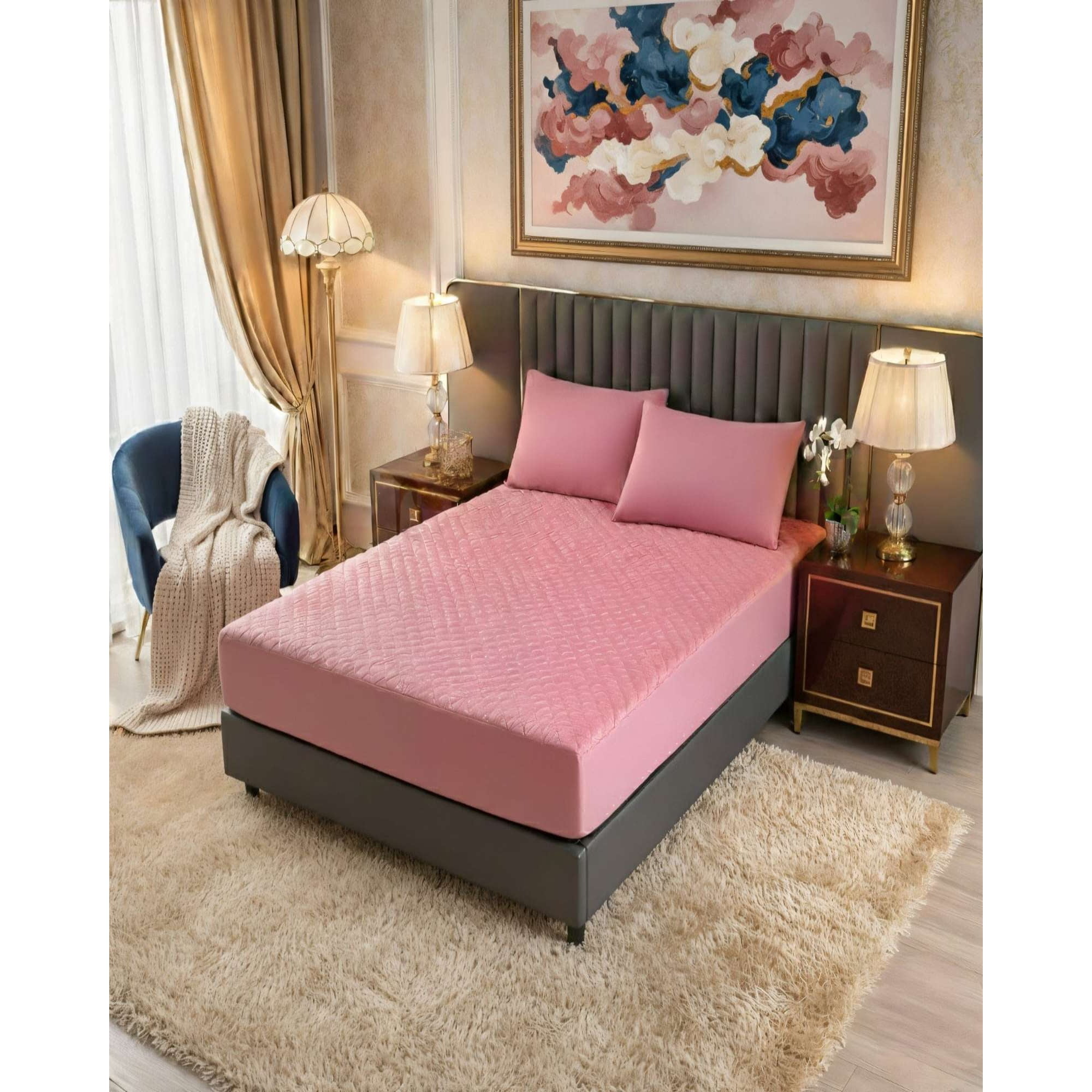 Myl Todo Hogar - Cubrecolchón Impermeable 1 Plaza Ultra Resistente Y Respirable