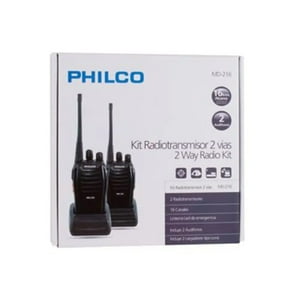 Kit De Radio Portatil 16 Kms. Philco