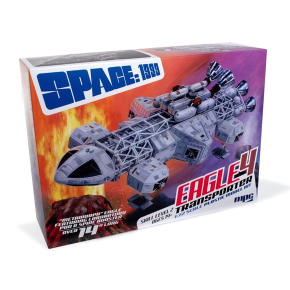 Kit de modelo MPC 14 Space:1999 Eagle 4 con módulo de laboratorio y propulsor dorsal