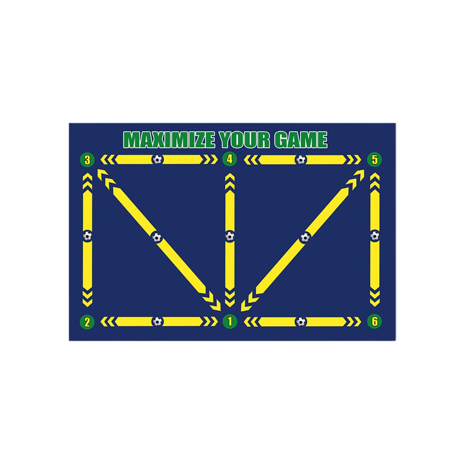 Magideal - Tapete De Entrenamiento Para Pasos De Fútbol, Tapete Para Tren, Tapete Antideslizante Para Entrenamiento De Fútbol, Tapete De Fútbol Pequeño De 60X90C Estilo A