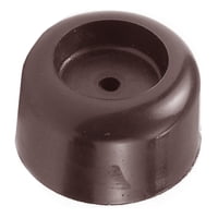 Tope De Puerta Redondo 40 Mm Plástico Café 60 Un Dvp