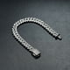 thumbnail image 4 of Pulsera de Eslabones de Cadena de 8 Mm para Hombre Transparente 5A+ CZ Pulsera de Diamante Simulado para Hombre Hipoalergénica Pulsera de Hombre de Plata Esterlina 925 16-21 Cm, 4 of 8