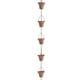 thumbnail image 3 of Cadena De Lluvia De 3,3 Pies Para Exteriores De Villas, Patios, Canalones, Cadenas Colectoras De Agua De Lluvia, Estilo C, 3 of 4