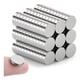thumbnail image 1 of 150 imanes redondos 10x2 mm refrigerador plateado, 1 of 3
