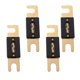 thumbnail image 3 of 4 unids universales 200amp anl chapado en oro fusibles de hoja plana para coche auto vehículo, 3 of 5