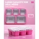 thumbnail image 2 of Bento Box BiuLeon, 5 compartimentos, a prueba de fugas, 10-15 ml, rosa, 2 of 7