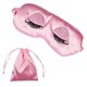 thumbnail image 1 of Antifaz de sueño Ulbemoll 20 cm x 12 cm seda rosa, 1 of 6