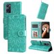 thumbnail image 1 of Funda tipo cartera FOXDOCK para Realme 9i , diseño girasol en relieve, cuero PU, cierre magnético, soporte y tarjetero, 1 of 5
